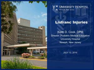 Lisfranc Fracture-Dislocations