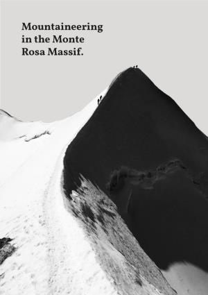 Mountaineering in the Monte Rosa Massif. Contents