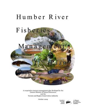 Humber River Fisheries Management Plan