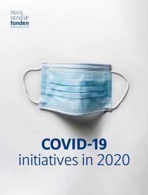 COVID-19 Initiatives in 2020 1