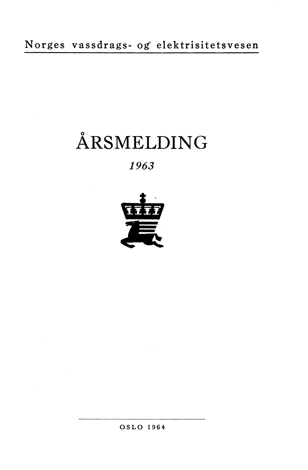 Årsmelding 1963 Å Å