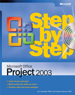 Microsoft Office Project 2003 Step by Step Ebook