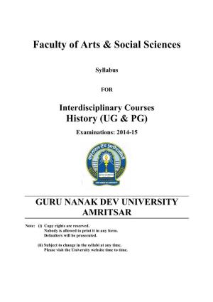 Interdisciplinary Course in History