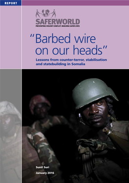 Barbed Wire on Our Heads: Lessons from Counter-Terror, Stabilisation