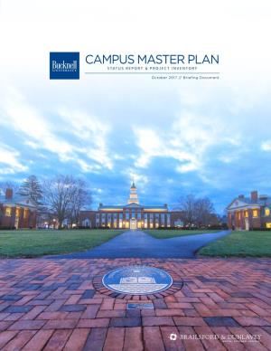 Campus Master Plan Status Report & Project Inventory
