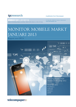 Mobiel Markt Monitor NL