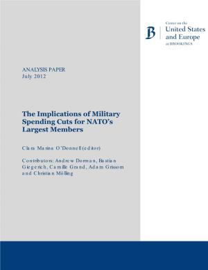 The Implications of Military Spending Cuts for NATO's Largest Members