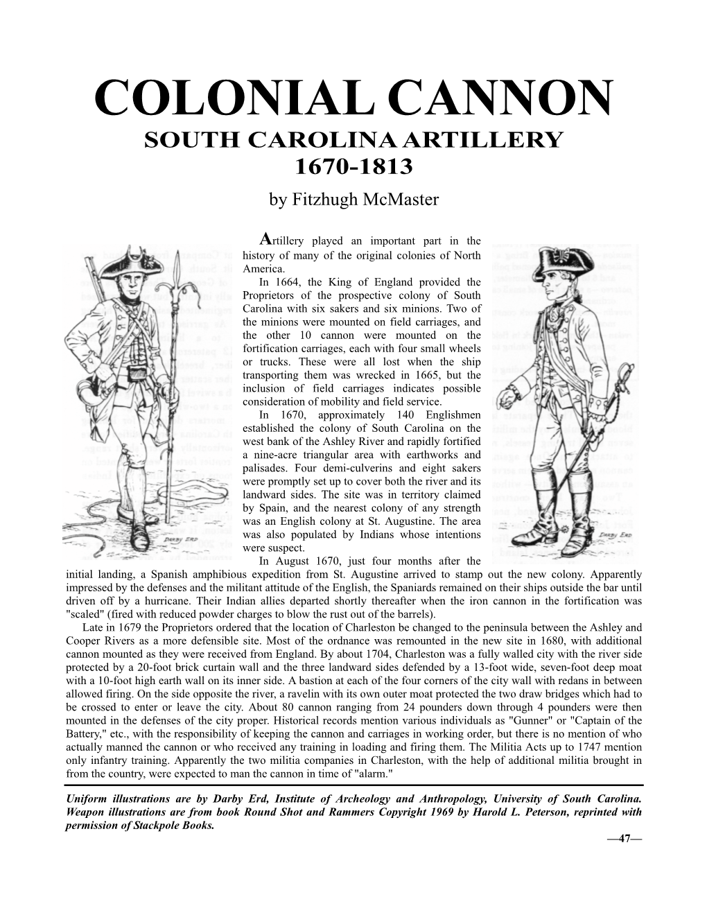 ARTILLERY 1670-1813 by Fitzhugh Mcmaster