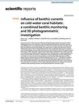 Influence of Benthic Currents on Cold-Water Coral Habitats