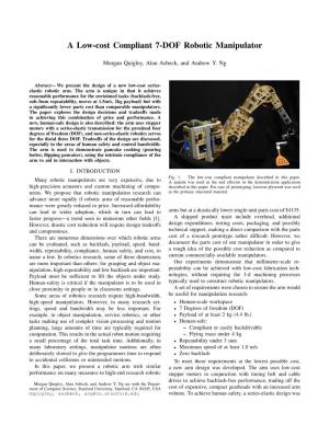 A Low-Cost Compliant 7-DOF Robotic Manipulator