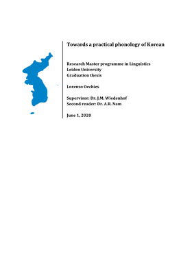 Towards a Practical Phonology of Korean