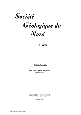 Société Géologique Nord