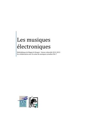 Dossier Pédagogique Musiques Électroniques