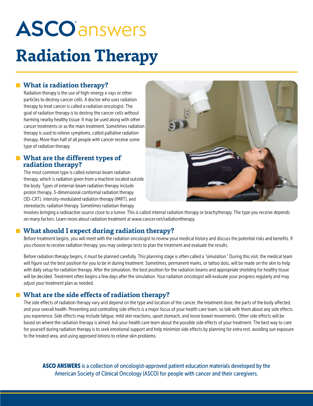 Radiation Therapy