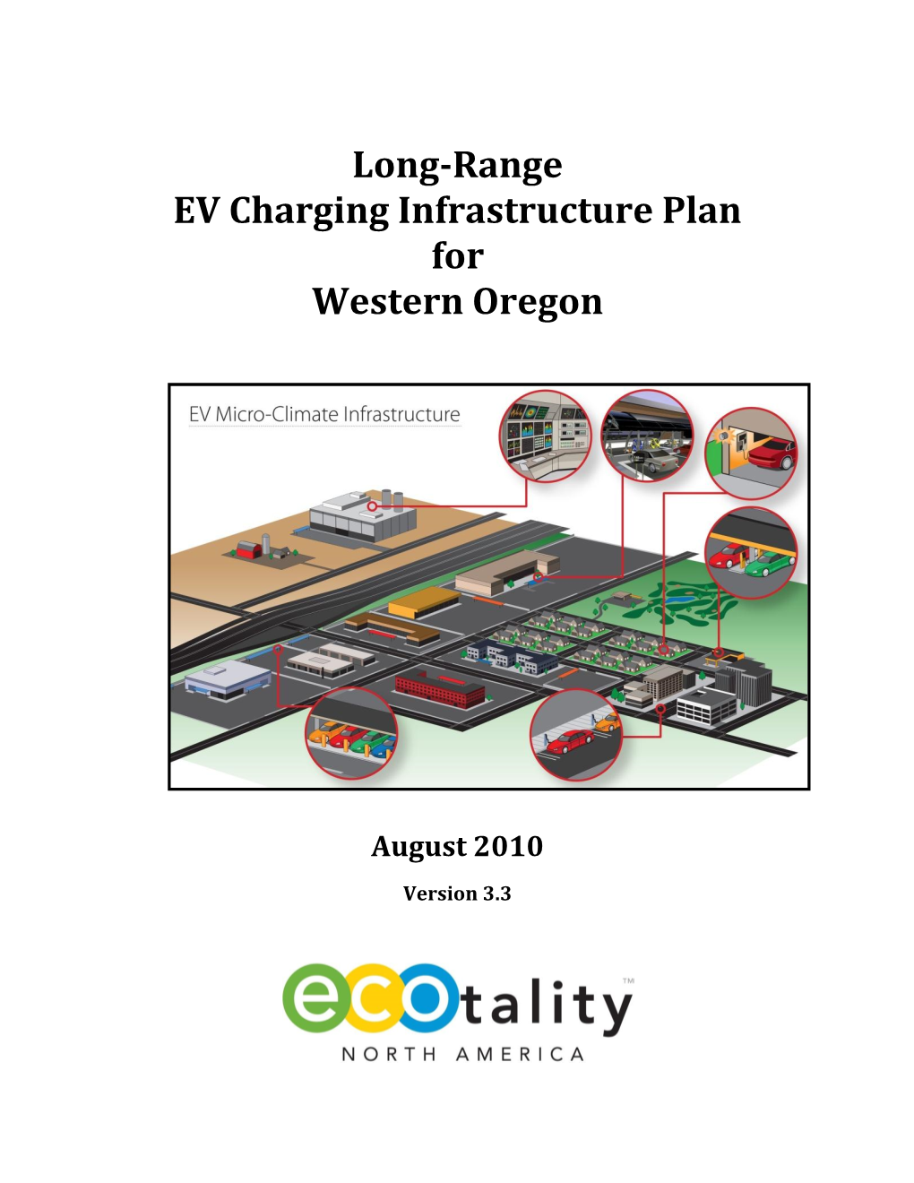 Long-Range EV Charging Infrastructure Plan for Western Oregon