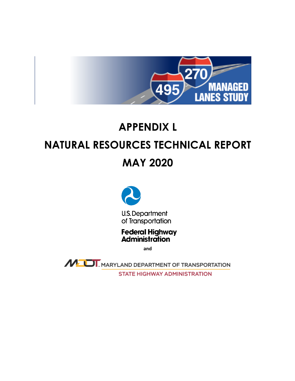 Appendix L Natural Resources Technical Report May 2020