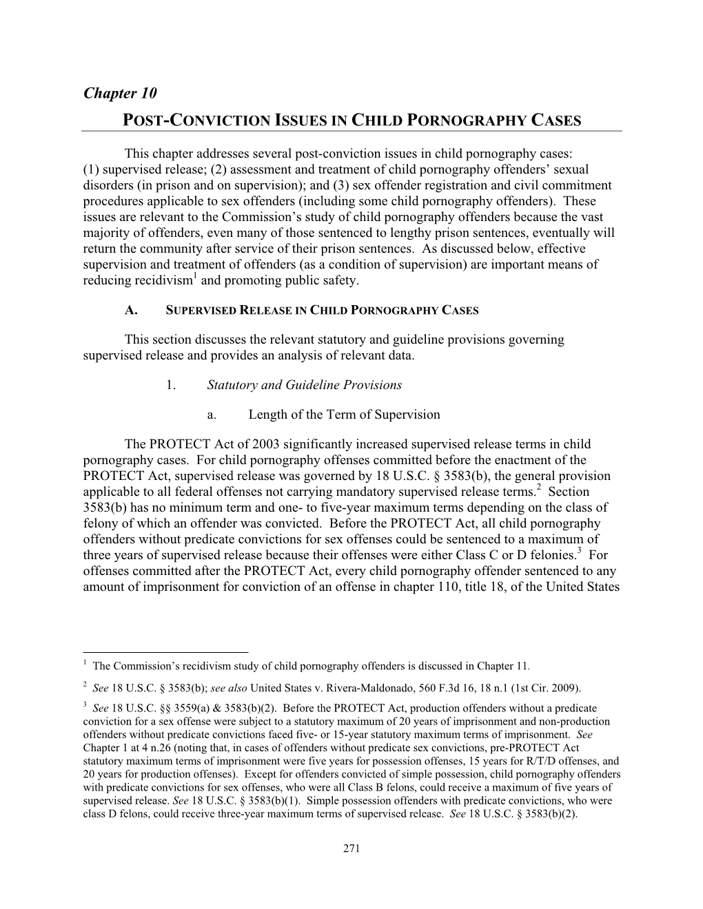 Federal Child Pornography Offenses