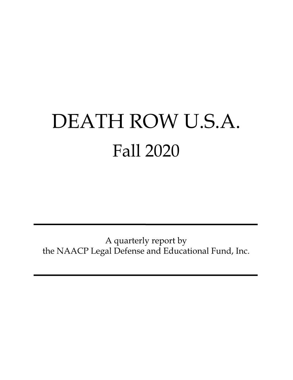 Death Row U.S.A