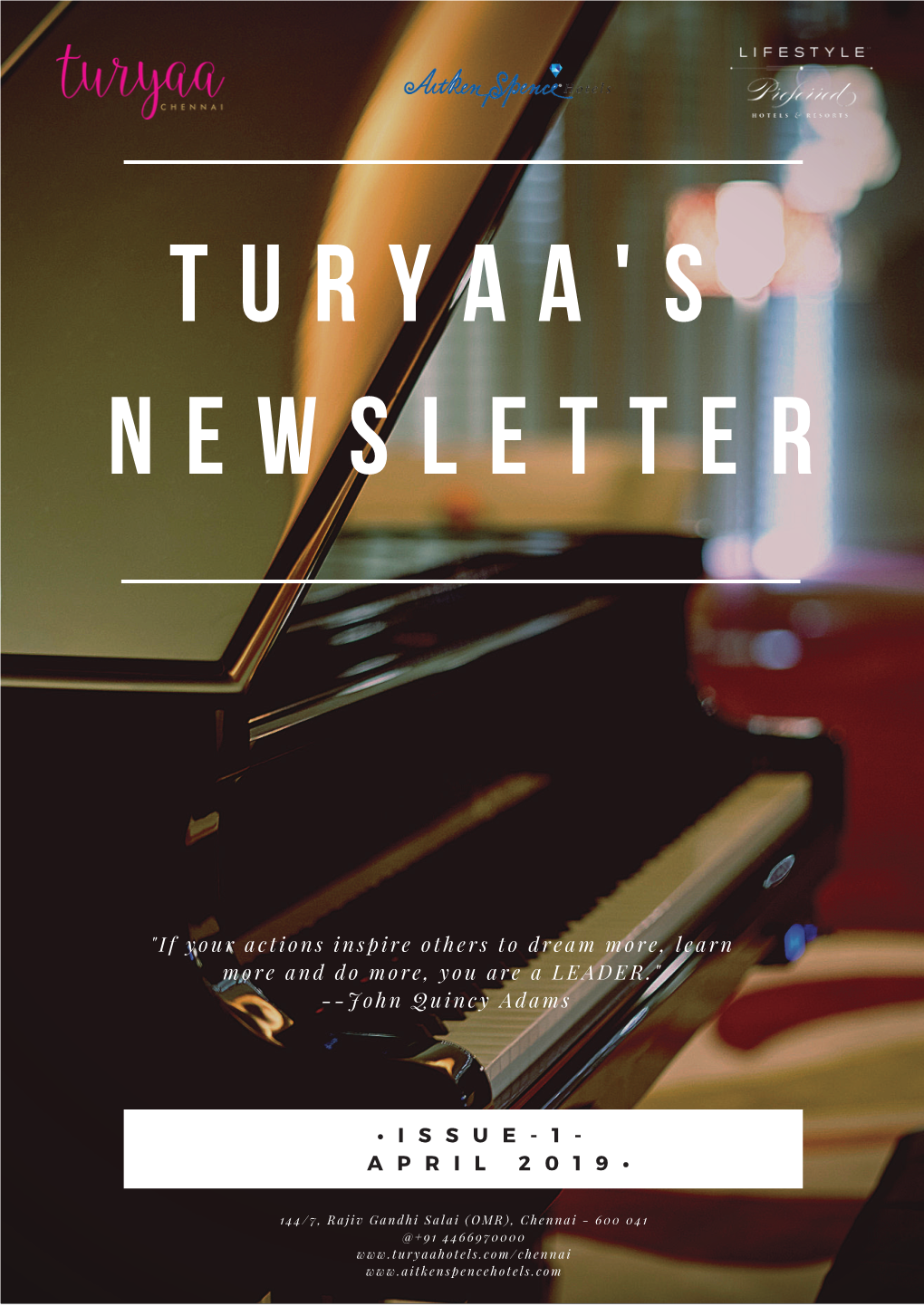 April Newsletter of Turyaa