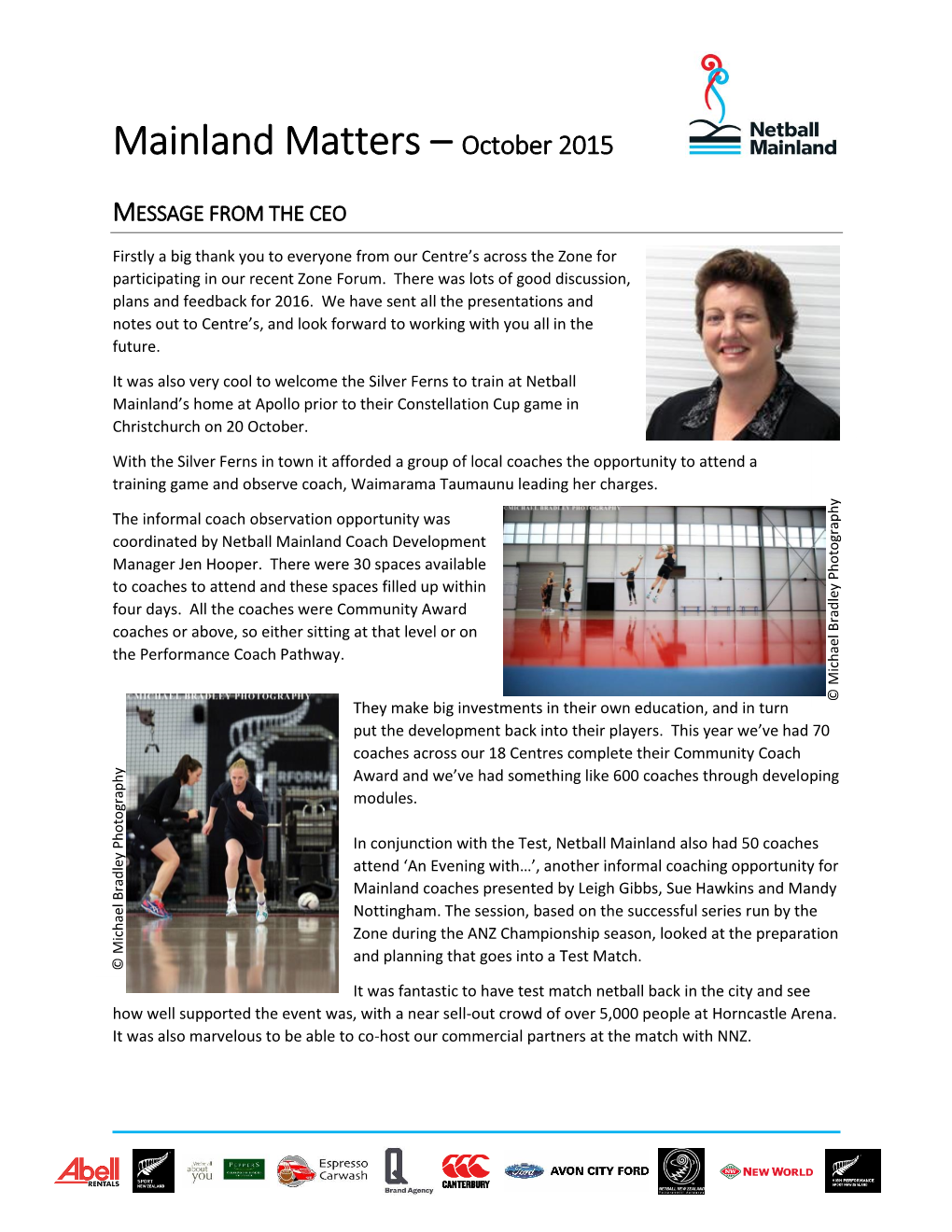 Mainland Matters – October 2015