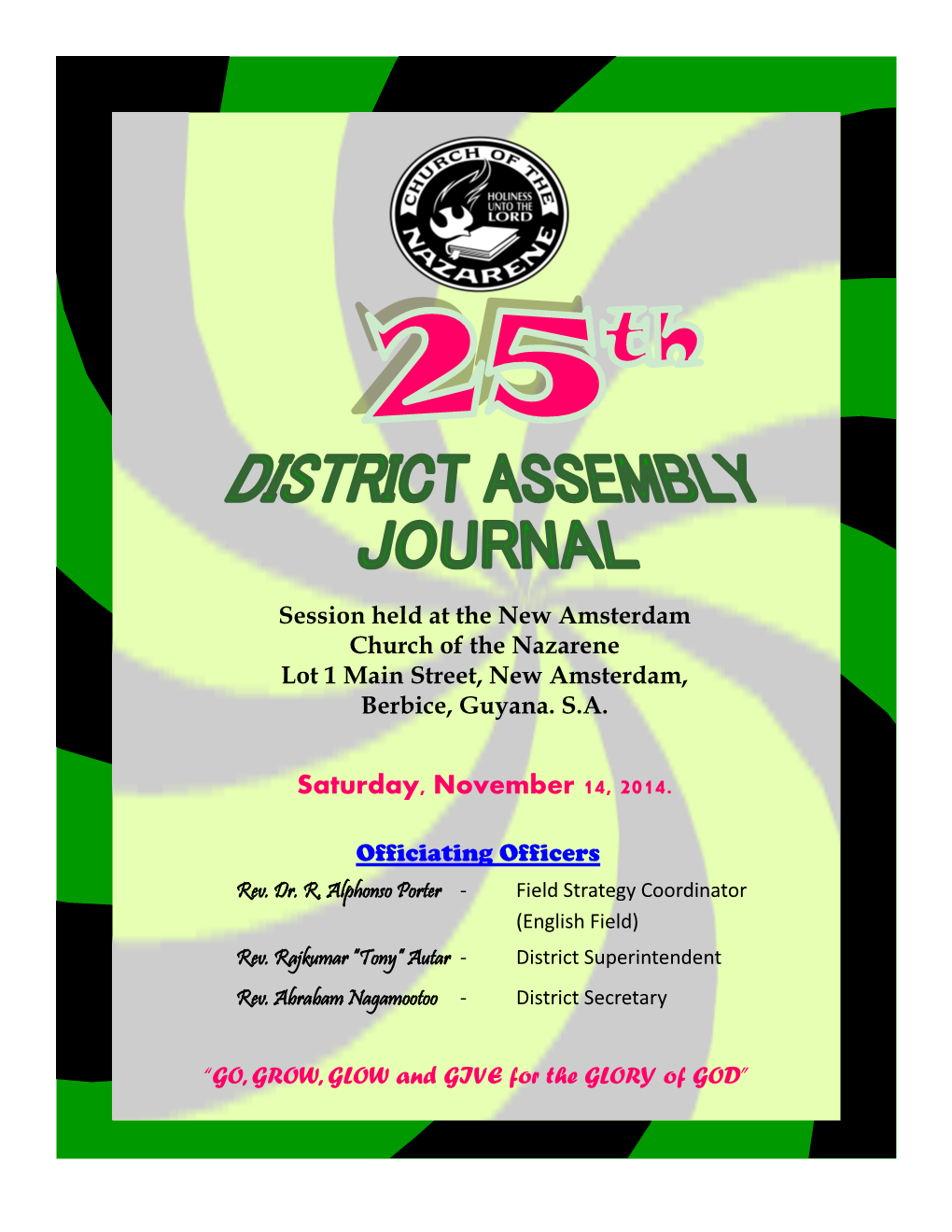 25Th District Assembly Journal