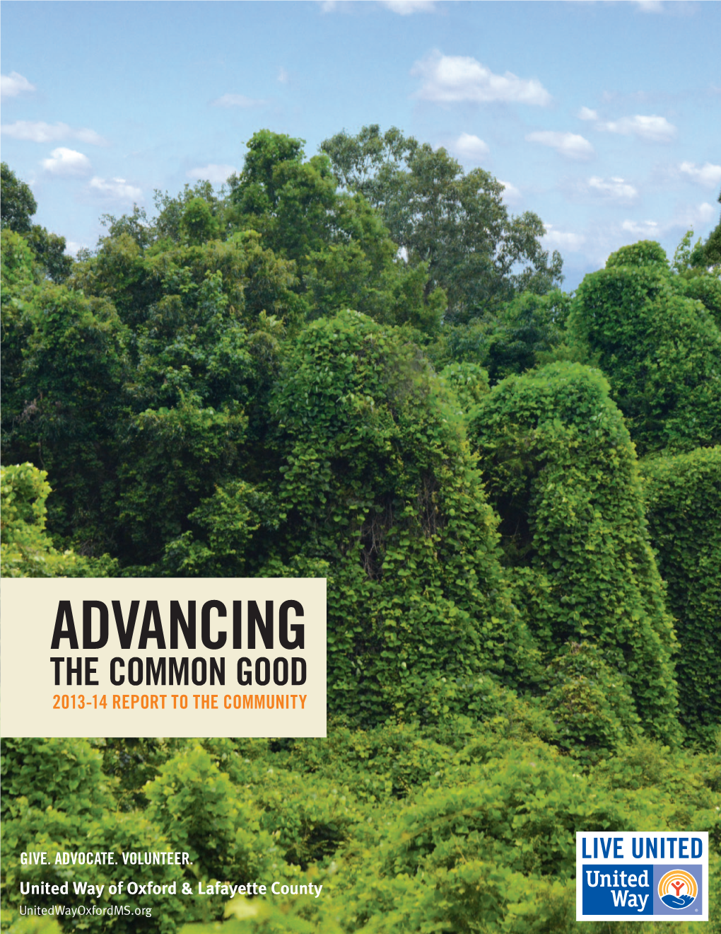 Advancing the Common Good 2013-14 Report to the Community