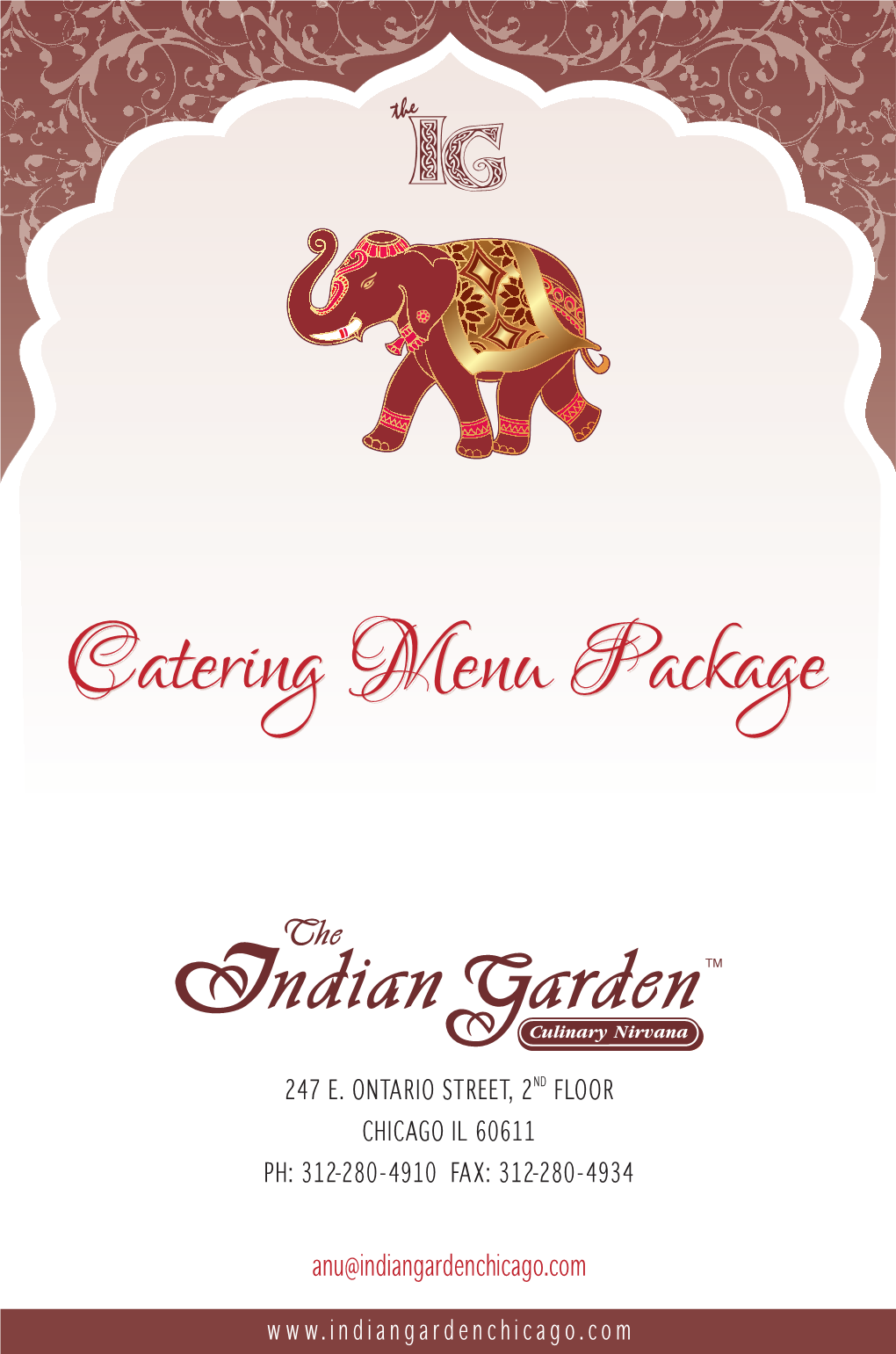 Catering Menu Package