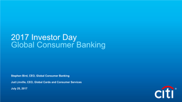Global Consumer Banking