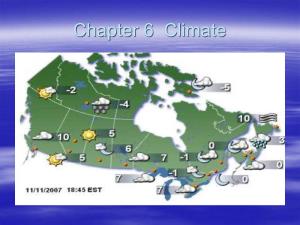 Chapter 6 Climate
