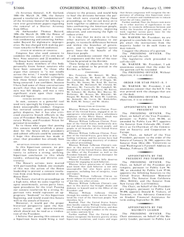 Congressional Record—Senate S1666