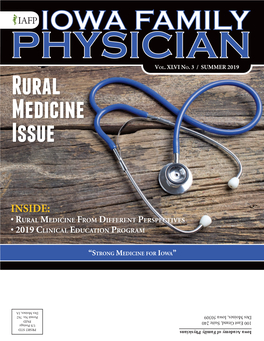 Rural Medicine Issue