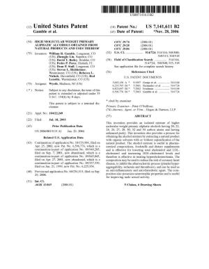 (12) United States Patent (10) Patent No.: US 7,141,611 B2 Gamble Et Al