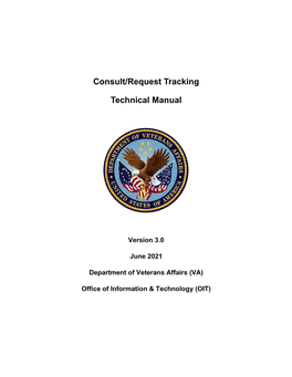 Consult/Request Tracking 3.0 Technical Manual Iii