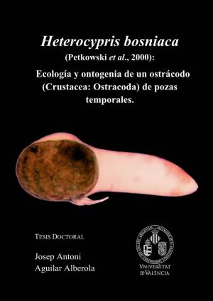 Crustacea: Ostracoda) De Pozas Temporales
