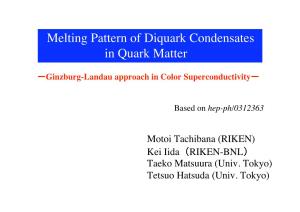 Melting Pattern of Diquark Condensates in Quark Matter