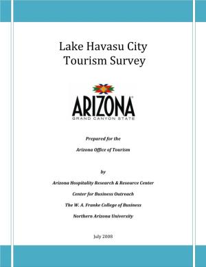 Lake Havasu City Tourism Survey