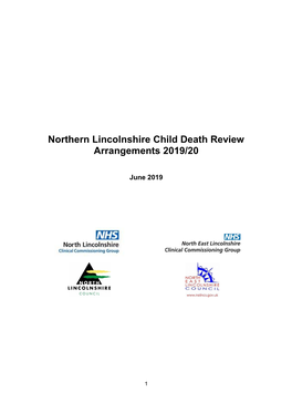 Northern Lincolnshire Child Death Review Arrangements 2019/20
