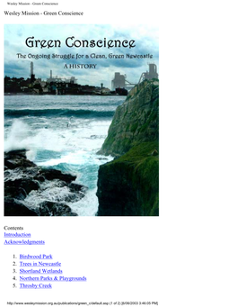 Wesley Mission - Green Conscience Wesley Mission - Green Conscience