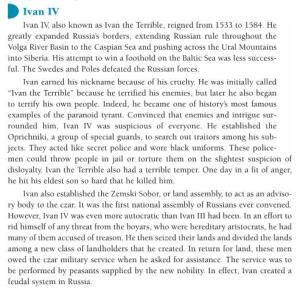About Ivan the Terrible