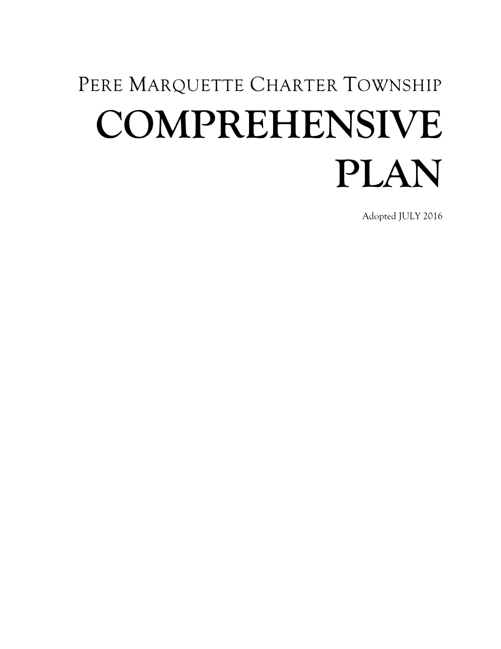 Comprehensive Plan