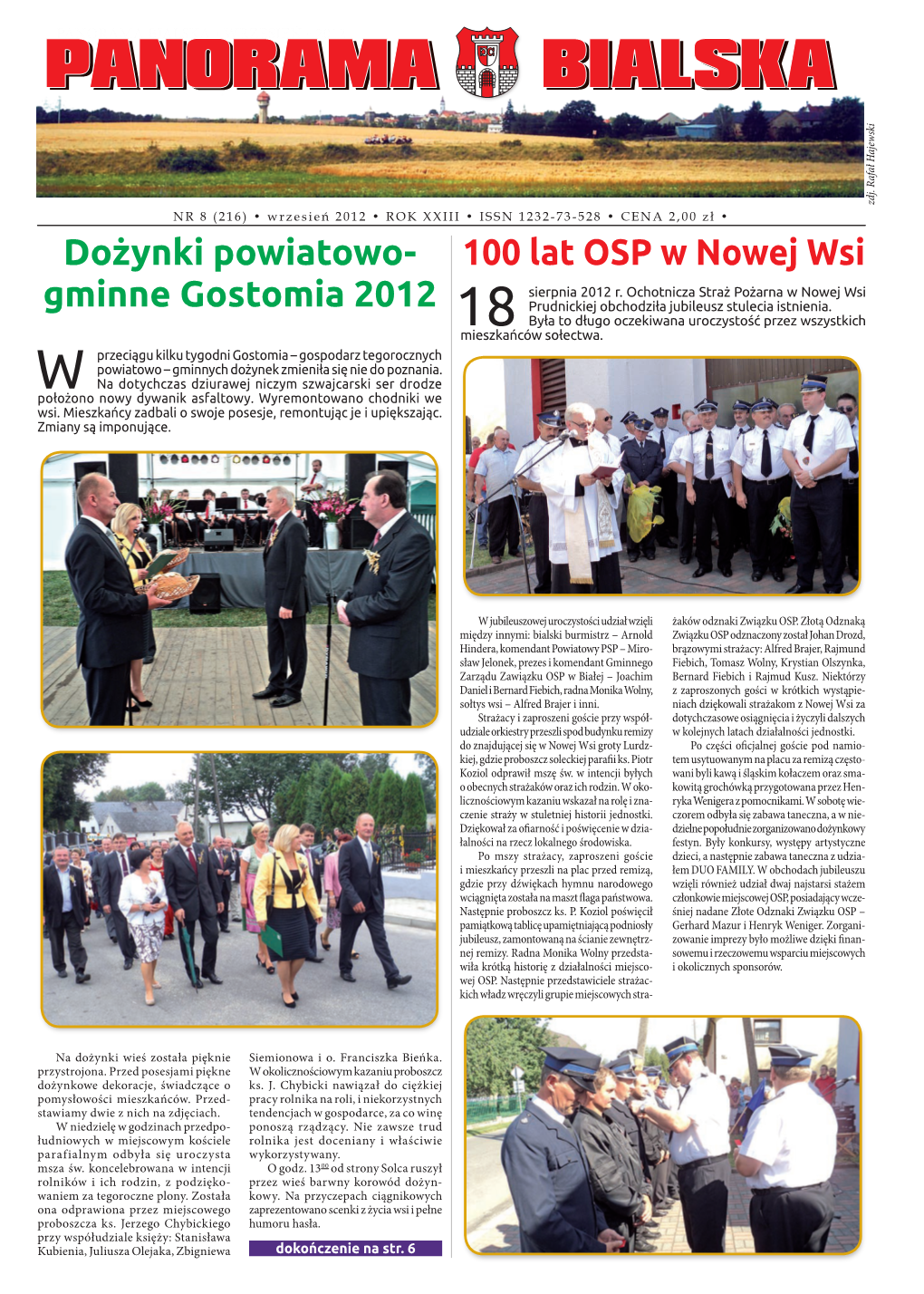 Gminne Gostomia 2012 100 Lat OSP W Nowej