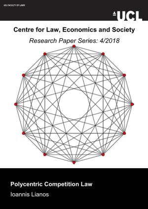 Centre for Law, Economics and Society Research Paper Series: 4/2018