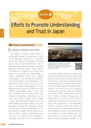 Efforts to Promote Understanding and Trust in Japan (PDF)
