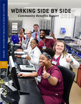 WORKING SIDE by SIDE Community Benefits Report WORKING SIDE by SIDE Contents Collective Efforts to Serve Patients and Community