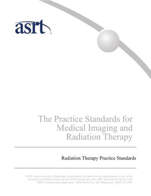 Radiation Therapy Scopes and Standards