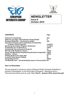 EIG 8 Autumn 2010 (PDF, 4.0Mb)