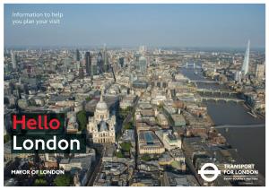 Hello London Introduction Welcome to London 2014