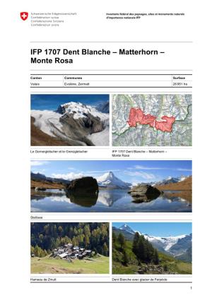 IFP 1707 Dent Blanche – Matterhorn – Monte Rosa