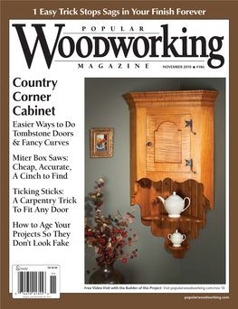 Popular Woodworking Magazine November 2010 #186