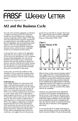 M2 and the Business Cycle